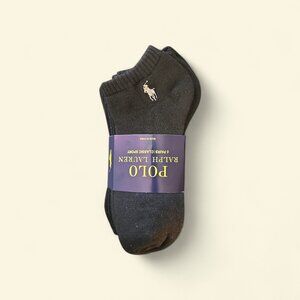 Polo Ralph Lauren 6 Pair Socks Classic Sport LowCut Shoes Size 6-12.5 Men
